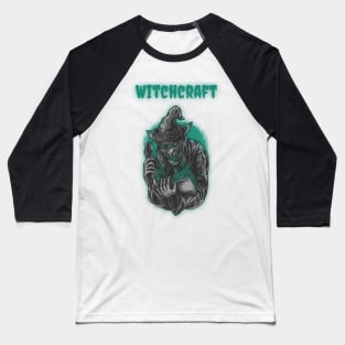 Witchcraft Design Baseball T-Shirt